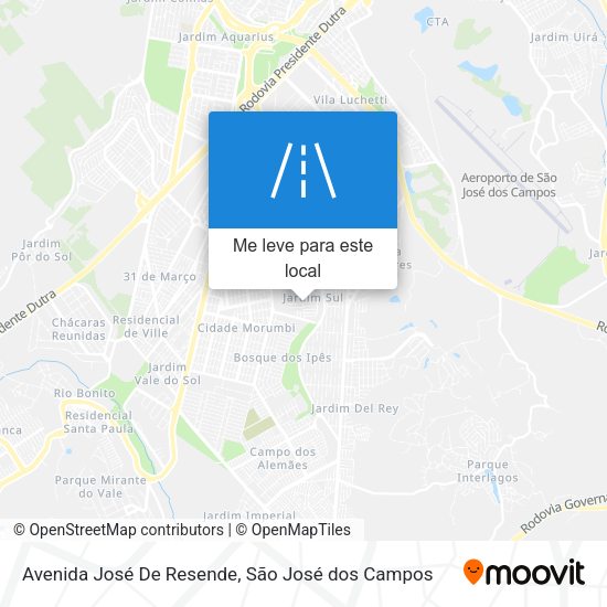 Avenida José De Resende mapa