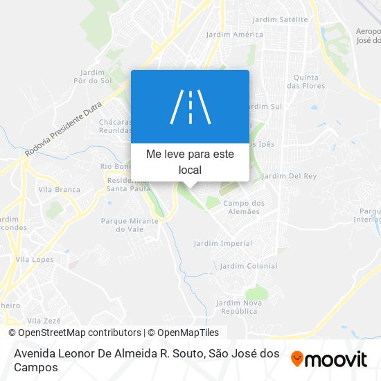 Avenida Leonor De Almeida R. Souto mapa