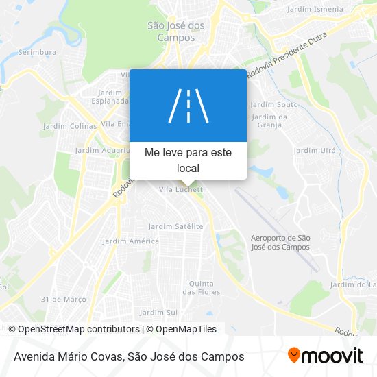 Avenida Mário Covas mapa