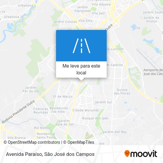 Avenida Paraíso mapa