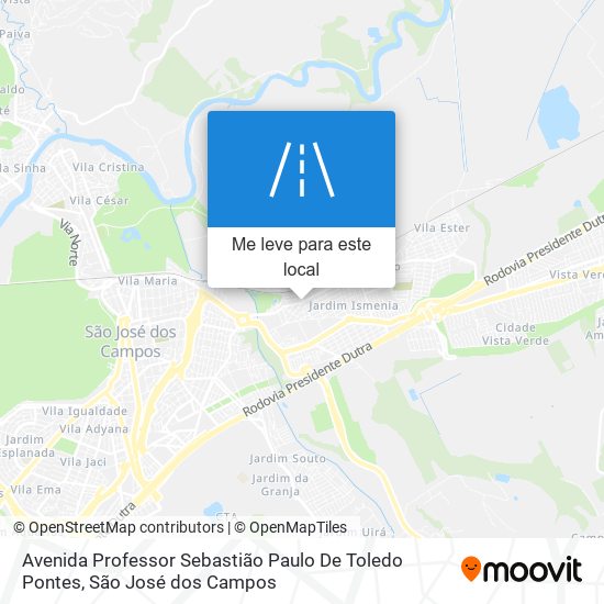 Avenida Professor Sebastião Paulo De Toledo Pontes mapa