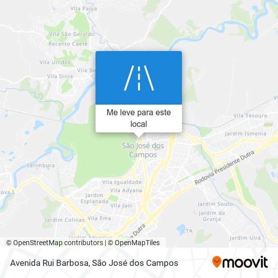 Avenida Rui Barbosa mapa