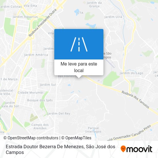 Estrada Doutor Bezerra De Menezes mapa