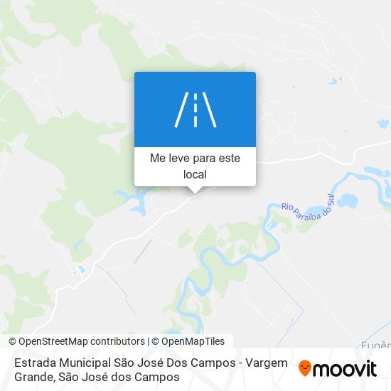 Estrada Municipal São José Dos Campos - Vargem Grande mapa