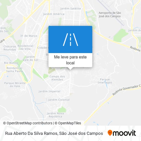 Rua Aberto Da Silva Ramos mapa