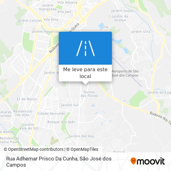 Rua Adhemar Prisco Da Cunha mapa