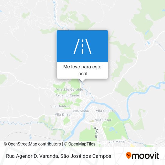 Rua Agenor D. Varanda mapa