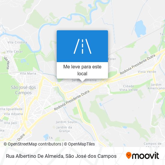 Rua Albertino De Almeida mapa