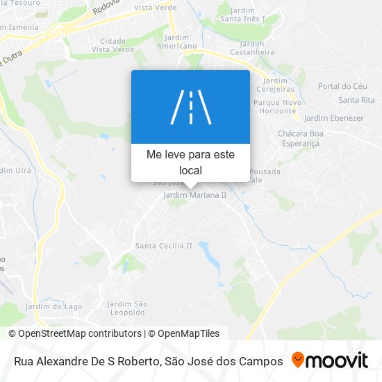Rua Alexandre De S Roberto mapa