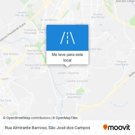 Rua Almirante Barroso mapa