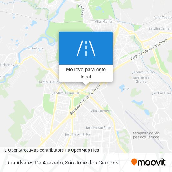 Rua Alvares De Azevedo mapa