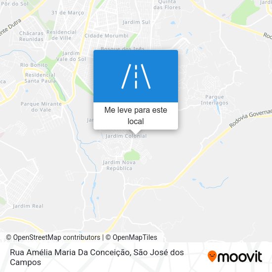 Rua Amélia Maria Da Conceição mapa