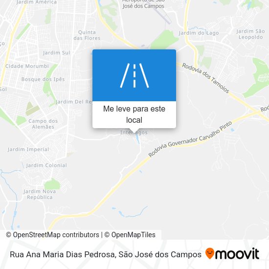 Rua Ana Maria Dias Pedrosa mapa