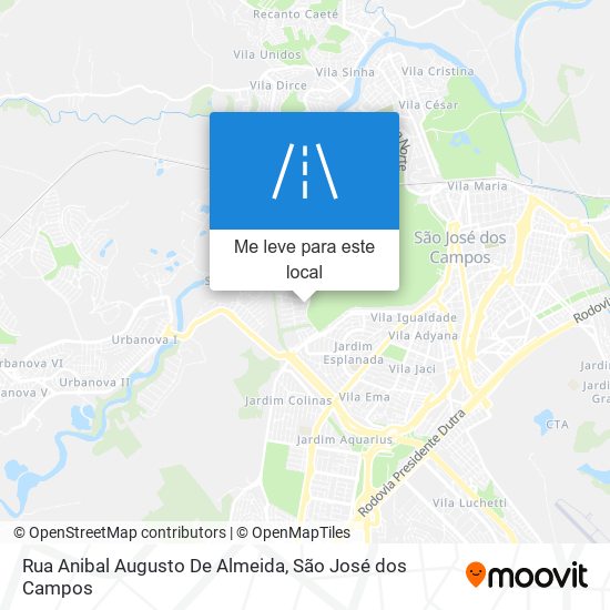 Rua Anibal Augusto De Almeida mapa
