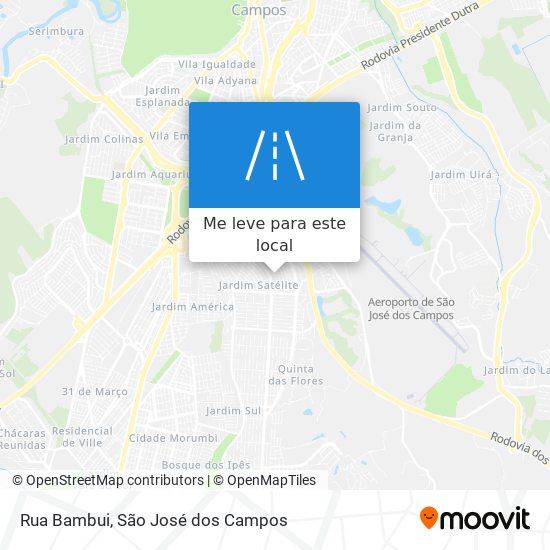 Rua Bambui mapa