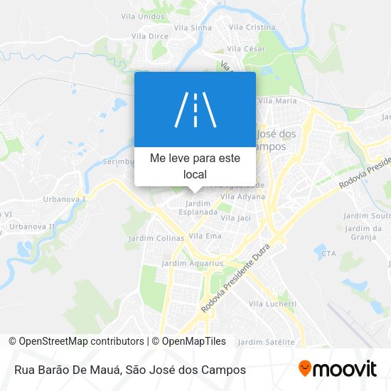 Rua Barão De Mauá mapa