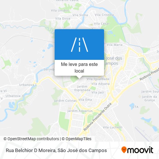 Rua Belchior D Moreira mapa