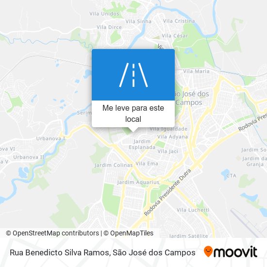 Rua Benedicto Silva Ramos mapa