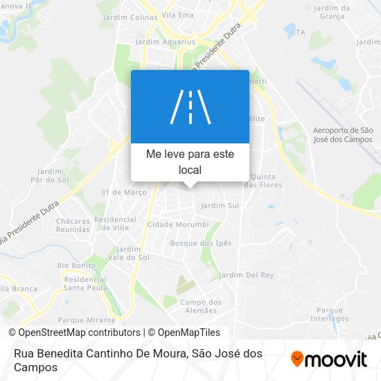Rua Benedita Cantinho De Moura mapa