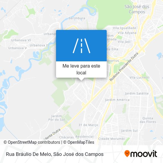 Rua Bráulio De Melo mapa