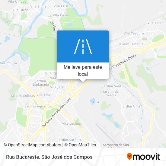 Rua Bucareste mapa