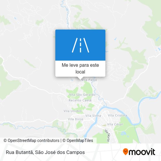 Rua Butantã mapa