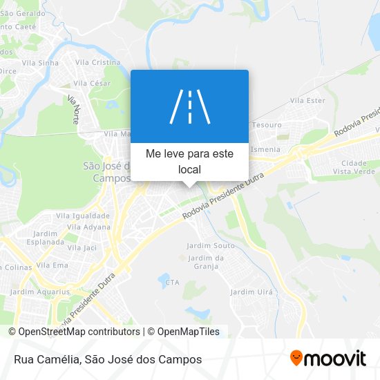 Rua Camélia mapa