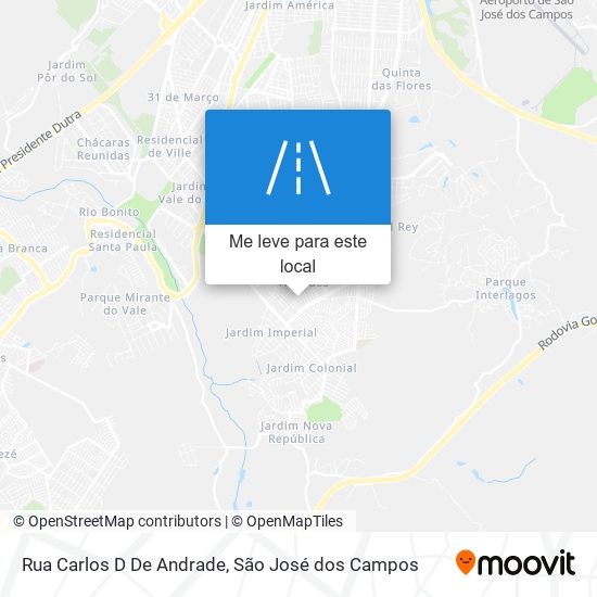 Rua Carlos D De Andrade mapa
