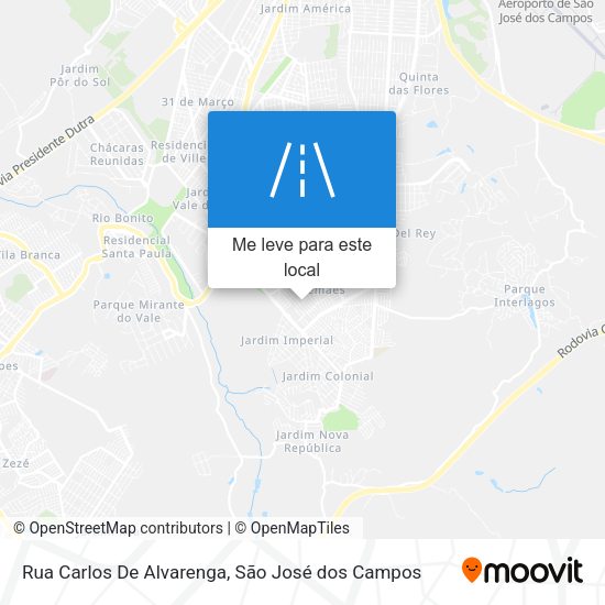 Rua Carlos De Alvarenga mapa