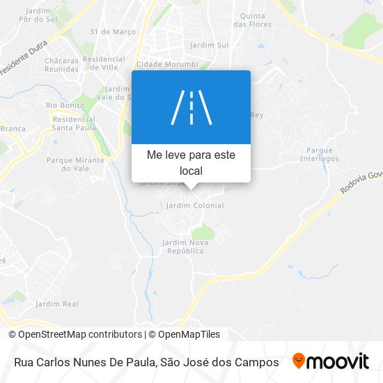 Rua Carlos Nunes De Paula mapa
