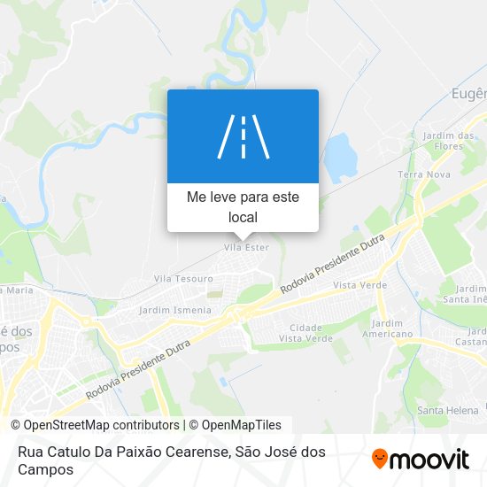 Rua Catulo Da Paixão Cearense mapa