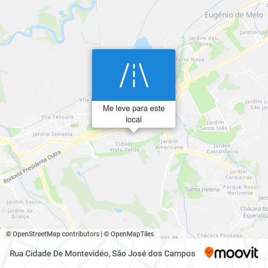 Rua Cidade De Montevidéo mapa