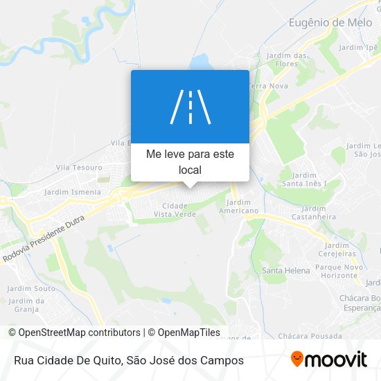 Rua Cidade De Quito mapa