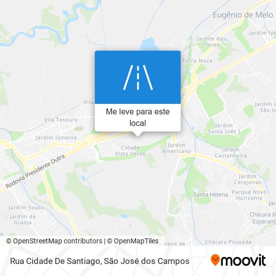 Rua Cidade De Santiago mapa