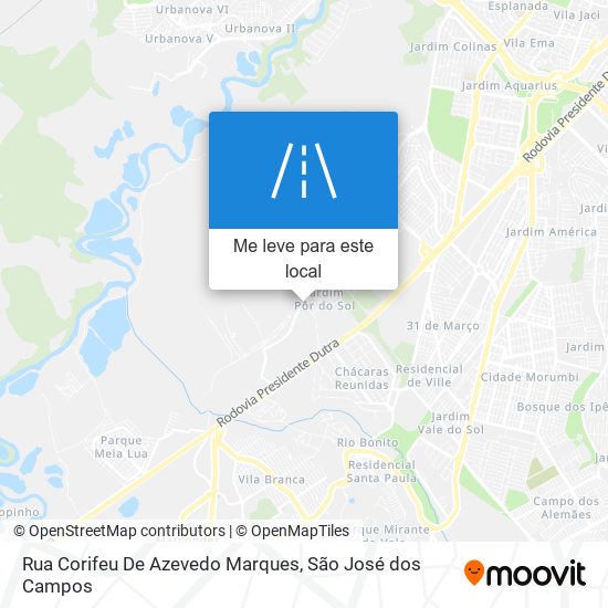 Rua Corifeu De Azevedo Marques mapa