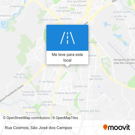Rua Cosmos mapa