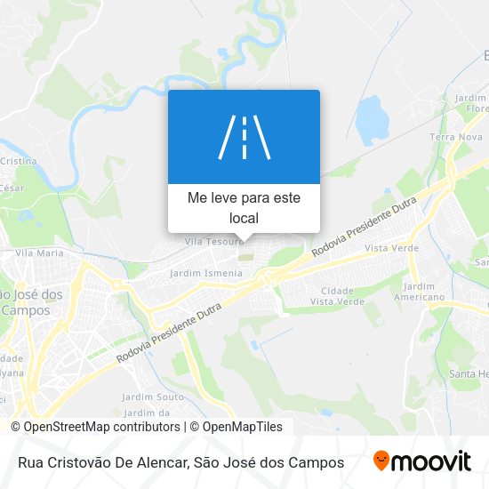 Rua Cristovão De Alencar mapa