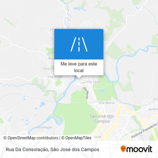 Rua Da Consolação mapa