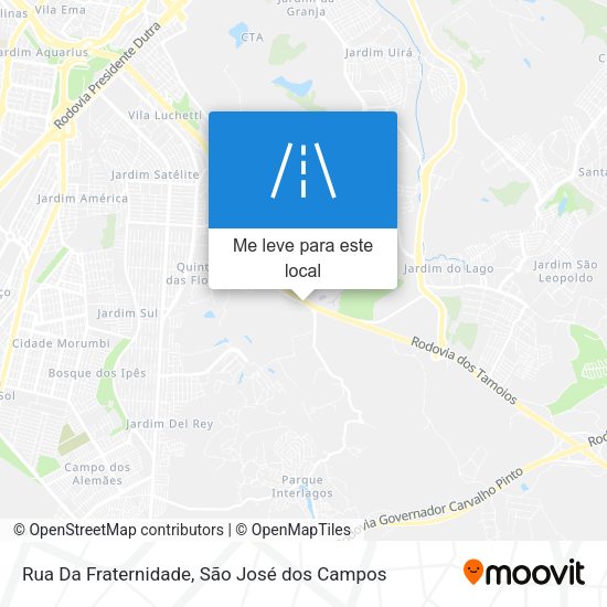 Rua Da Fraternidade mapa