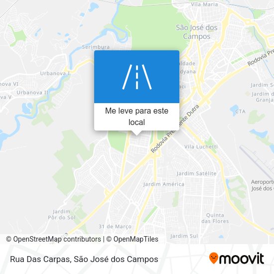Rua Das Carpas mapa