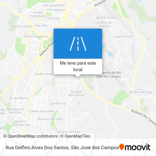Rua Delfino Alves Dos Santos mapa