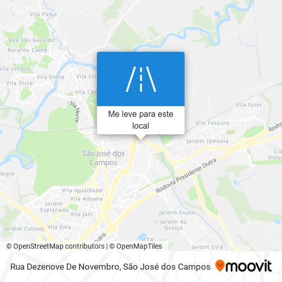 Rua Dezenove De Novembro mapa