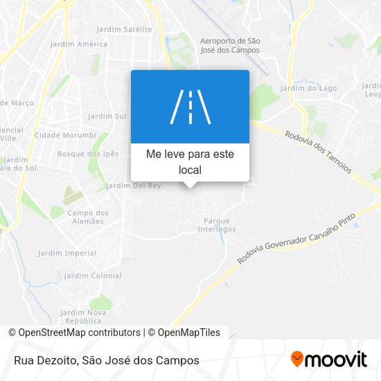 Rua Dezoito mapa