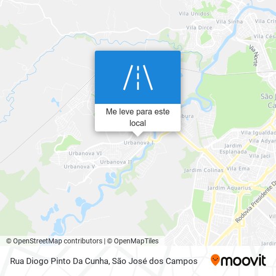 Rua Diogo Pinto Da Cunha mapa