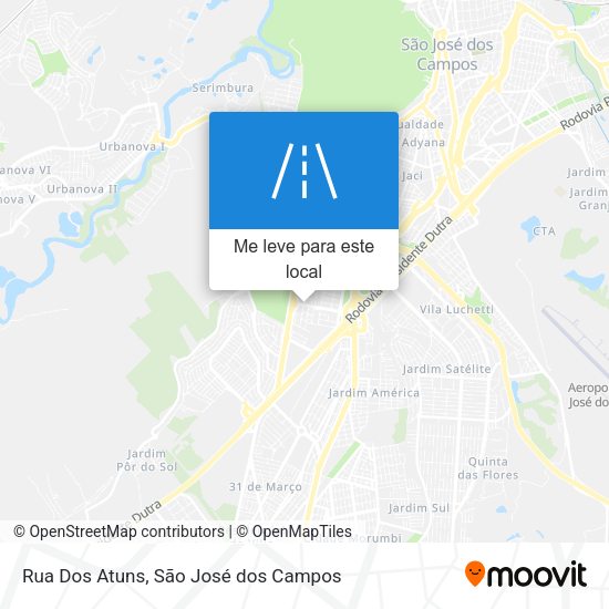 Rua Dos Atuns mapa