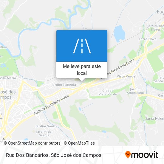 Rua Dos Bancários mapa