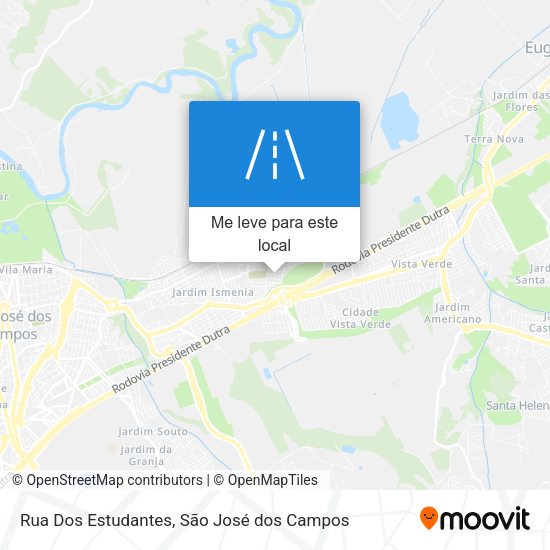 Rua Dos Estudantes mapa