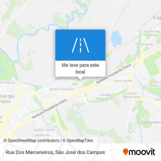 Rua Dos Marceneiros mapa