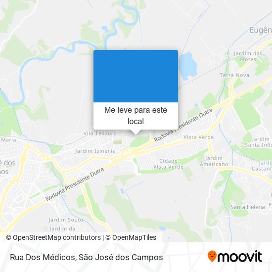 Rua Dos Médicos mapa