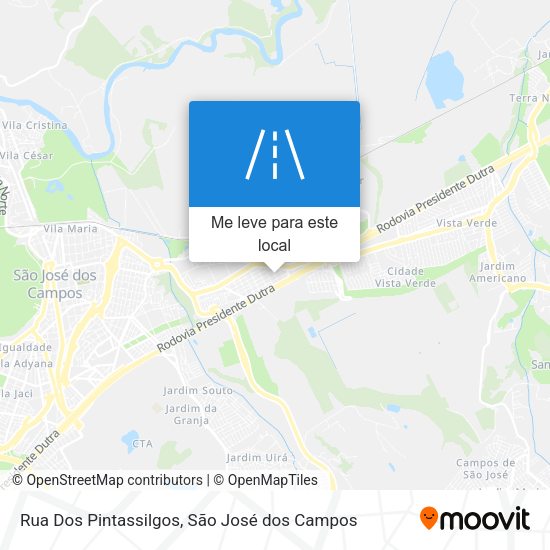 Rua Dos Pintassilgos mapa